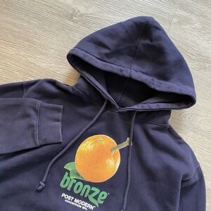Bronze 56k Post Modern Concentrate 56% Pullover Hoodie Men's M Blue Skatewear